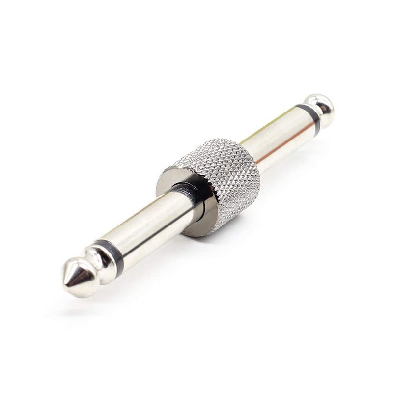 SONICAKE Guitar Bass Accessories 1/4 Inch 6.35mm Male to Male Effects Pedalboard Straight Coupler Pedal Connector (5PCS) - Image 4